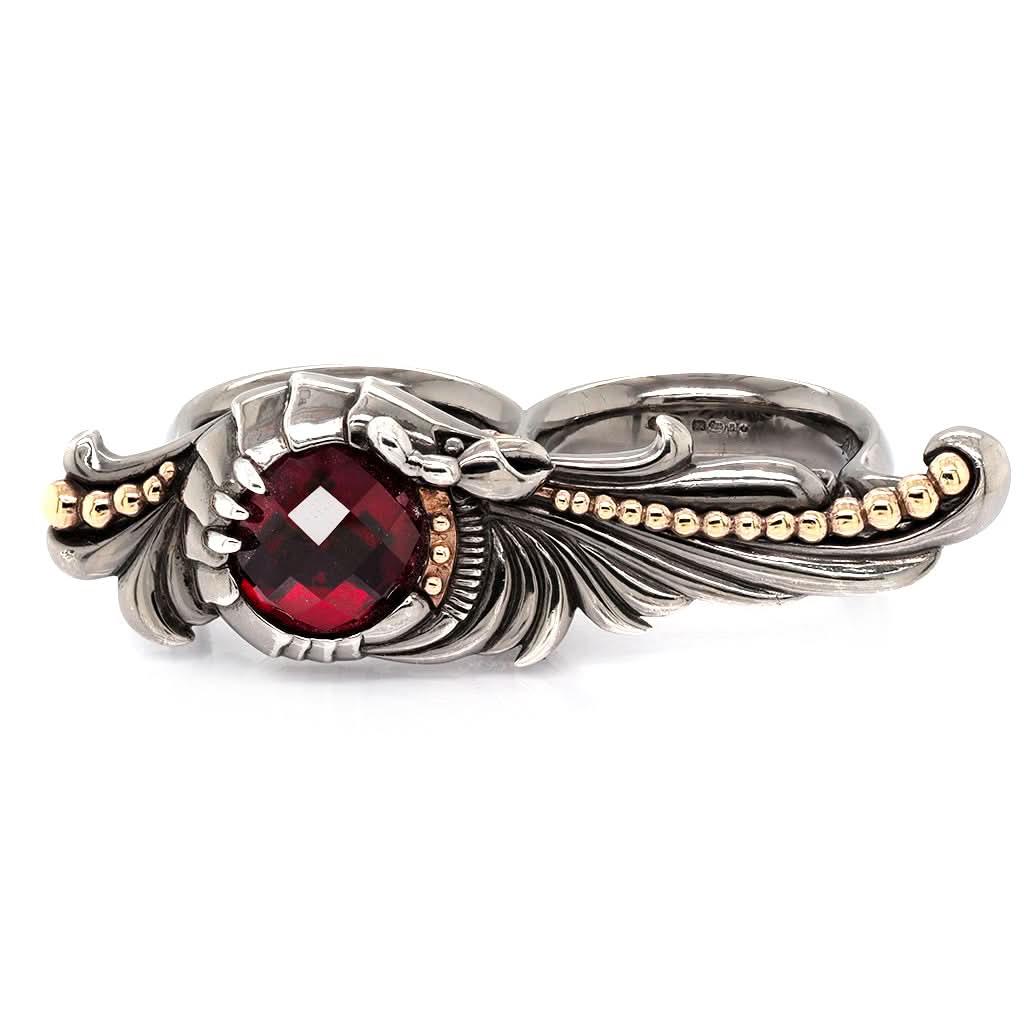 Ogden of Harrogate Jewellery Stephen Webster Raspberry Crystal Haze, Lobster Double Ring