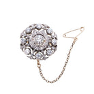Ogden of Harrogate Jewellery Victorian Target Diamond Brooch