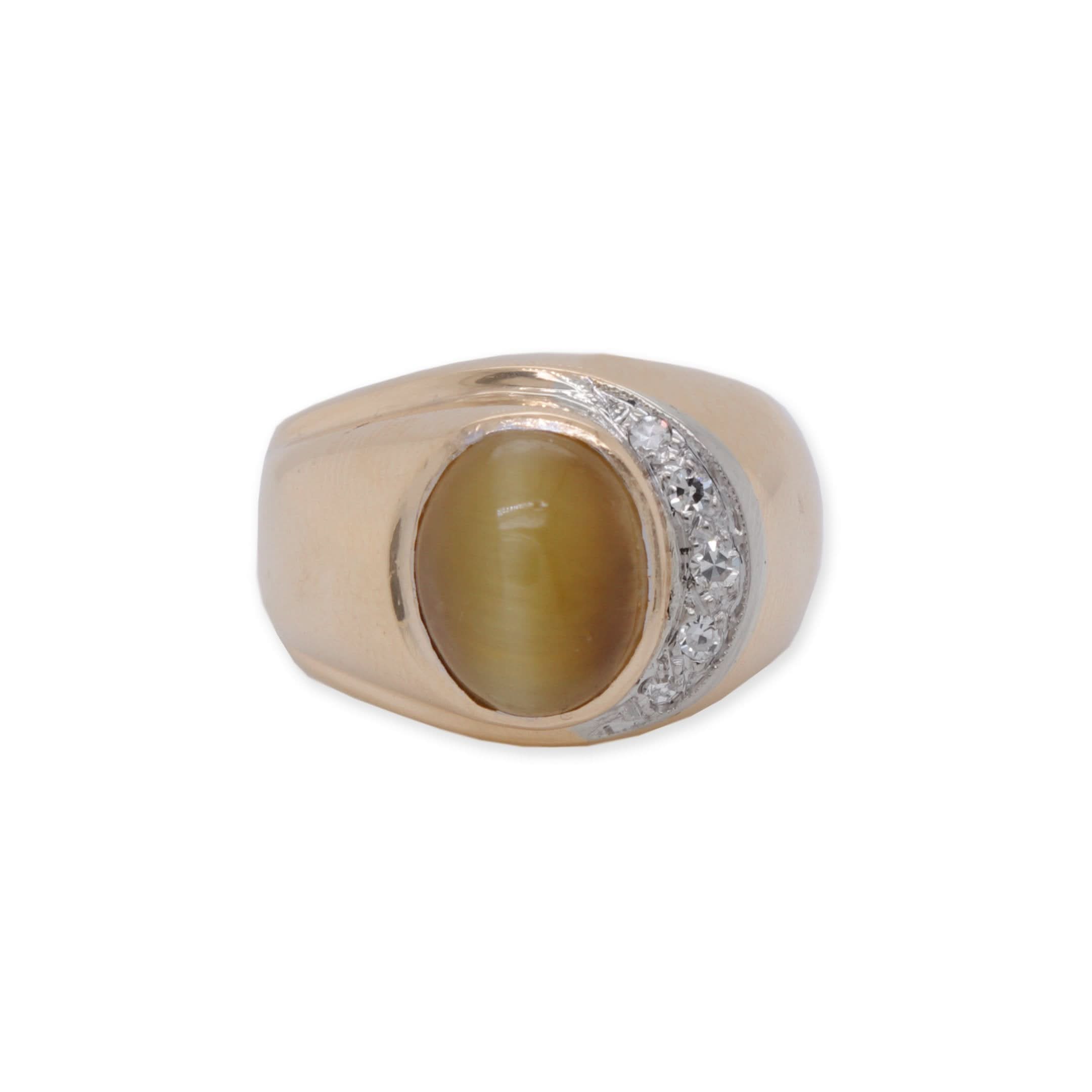 Ogden of Harrogate Jewellery Wide Chrysoberyl Ring