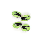 Ogden of Harrogate Mens Accessories A pair of silver and enamel head and tail Jaguar cufflinks with chain connectors