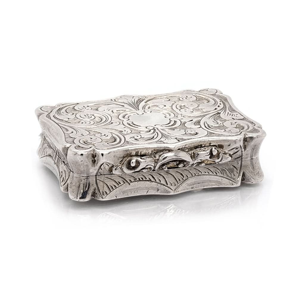 Ogden of Harrogate Silverware Homewares Gifts Early Victorian Silver Vinaigrette Box