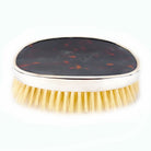 Ogden of Harrogate Silverware Homewares Gifts Pair of Silver and Tortoiseshell Hairbrushes