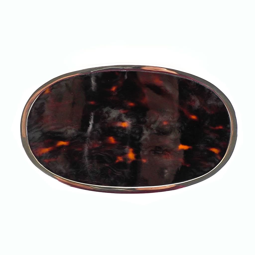 Ogden of Harrogate Silverware Homewares Gifts Pair of Silver and Tortoiseshell Hairbrushes
