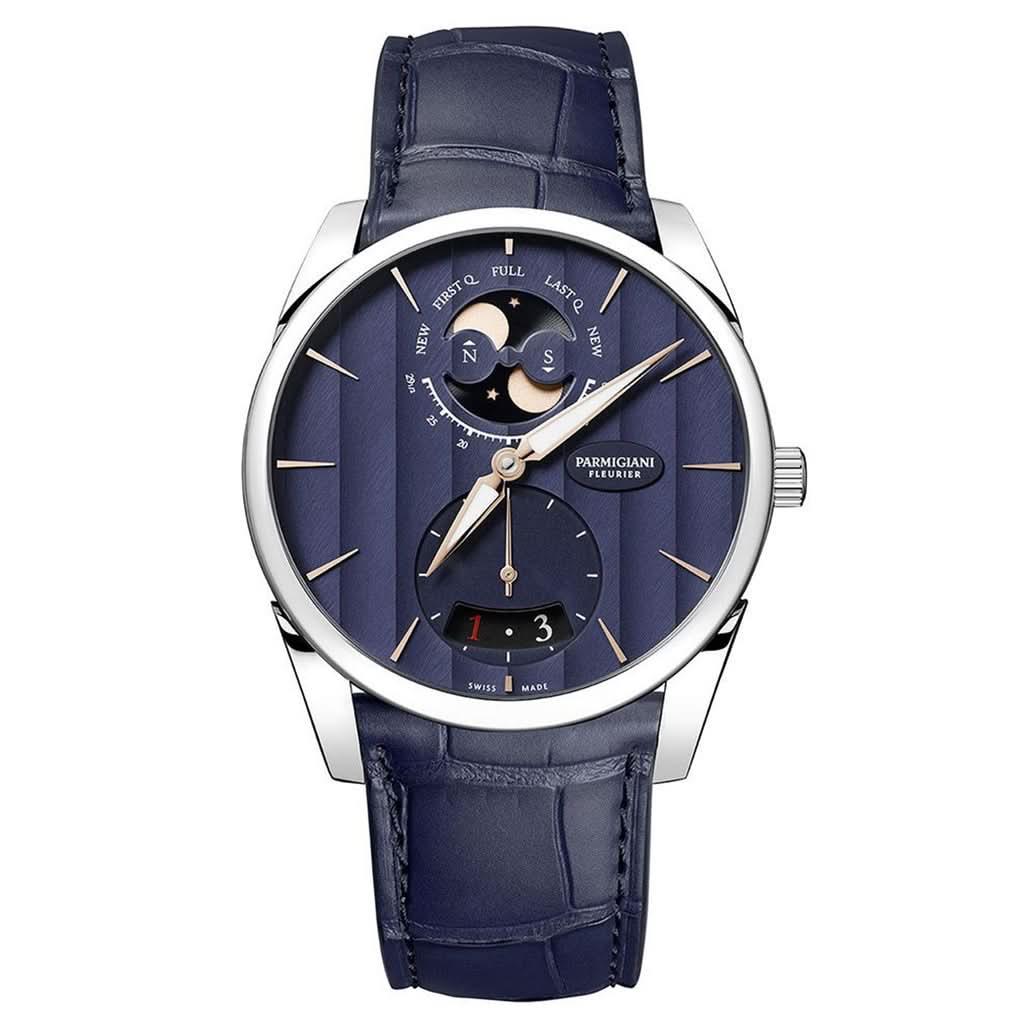Parmigiani Fleurier Luxury Watches Parmigiani Tonda 1950 Lune Blue Automatic Watch