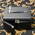 Scatola Del Tempo Mens Accessories Scatola Del Tempo Luxury Dark Blue Leather Jewellery Box
