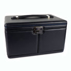 Scatola Del Tempo Mens Accessories Scatola Del Tempo Luxury Dark Blue Leather Jewellery Box